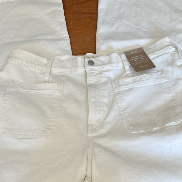 NWT Madewell The Perfect Vintage Wide-leg Jean 33 - Picture 5 of 9